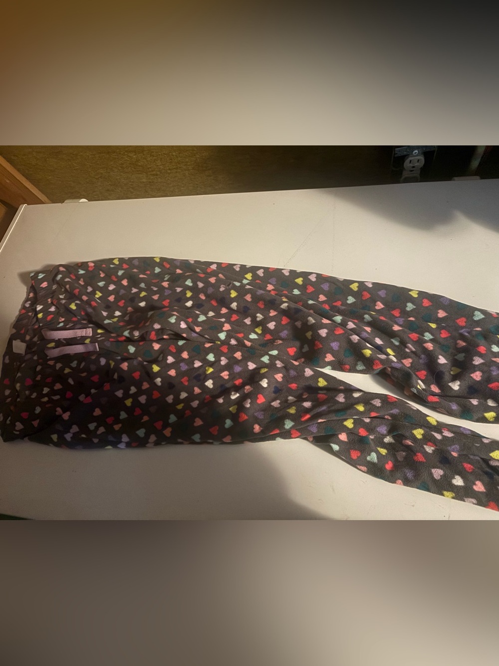 Old Navy pajama pants  with Multicolor Heart Print